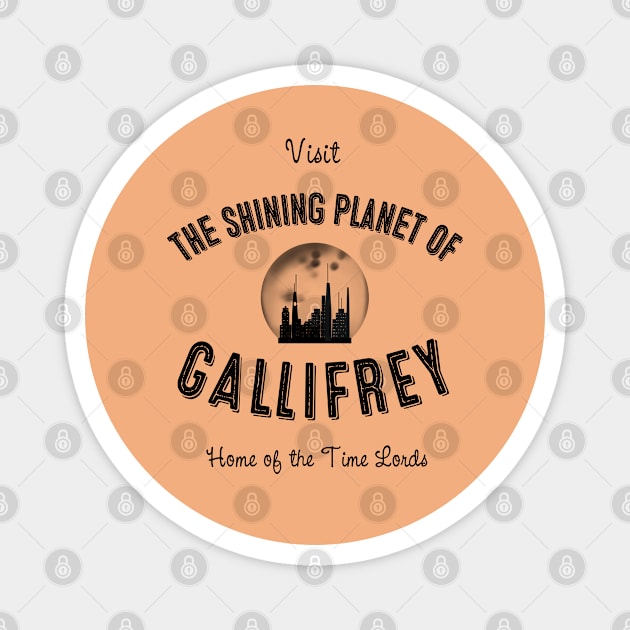 Gallifrey "Home of the Time Lords" Tourism Magnet by jrotem